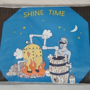Shine Time, pocket, gray, Gildan, Dry Blend, Medium, short sleeve t-shirt.